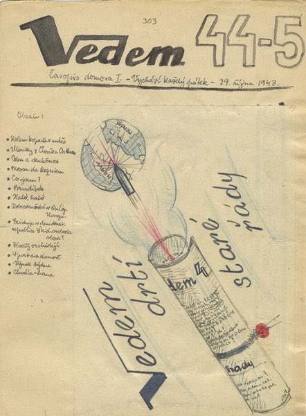 AuschwitzMuseum's tweet photo. 1 February 1928 | A Czech Jewish boy Petr Ginz was born in Prague. In #Theresienstadt Ghetto he was an editor-in-chief of a #magazine "Vedem" (In the lead): https://t.co/5TqELON0Ht | Ginz was deported to #Auschwitz on 28 September 1944 and murdered in a gas chamber after https://t.co/cimlzrtEaJ