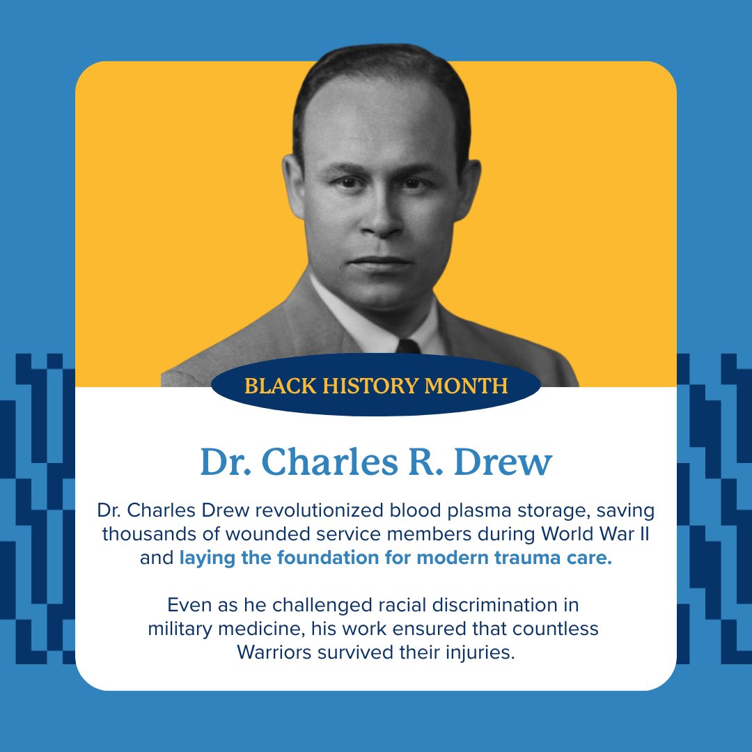 Operation_Mend's tweet photo. This Black History Month, we're honoring two leaders who helped ensure Black service members and Veterans were seen, supported, and cared for, during and after war.

#OperationMend #Veterans #Caregivers #BlackHistoryMonth #VeteranCare https://t.co/gHyxk5q4XL