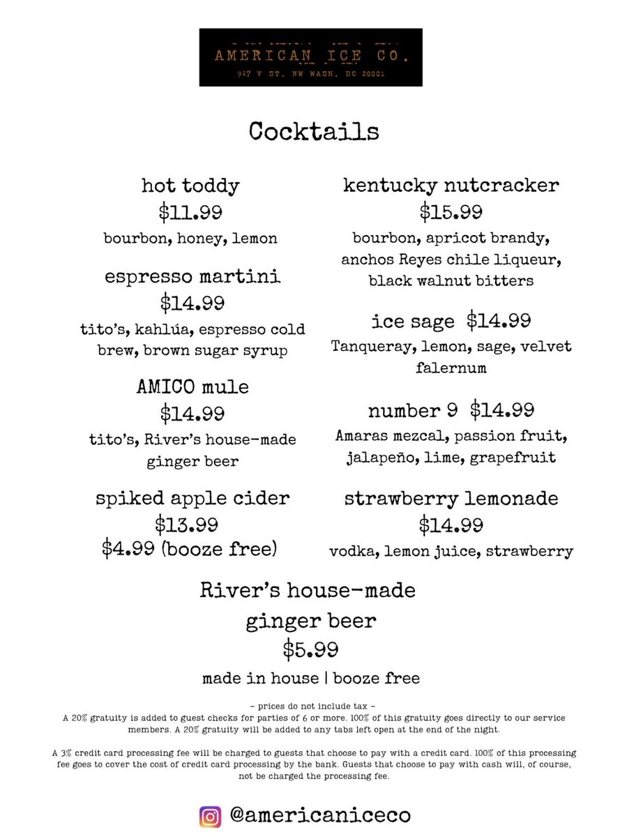 Neighborhood bar with great (and reasonably priced) cocktails you say? 👋
917 V Street NW