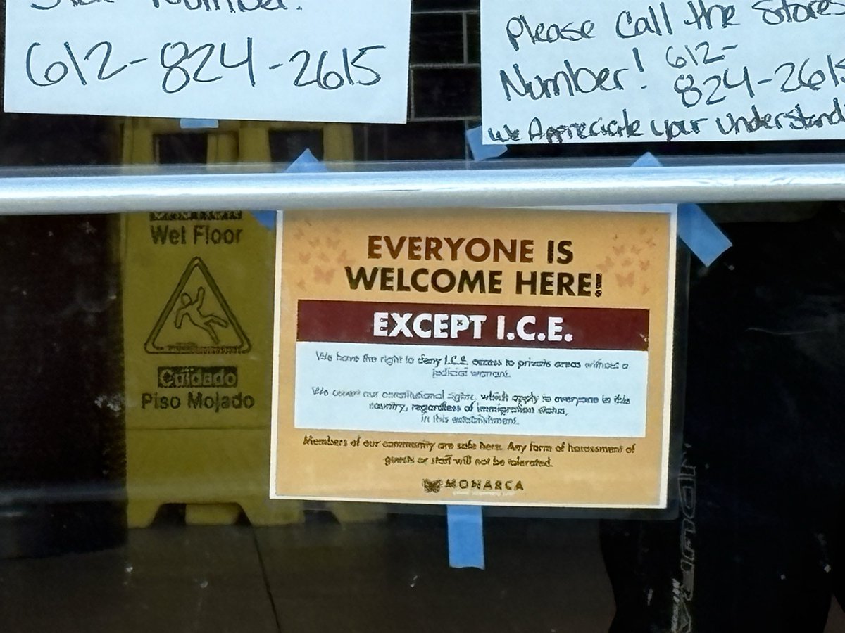 lechner_jim's tweet photo. Covering ICE operations and protests in Minneapolis/St Paul.  Vocal but relatively small group of agitators protesting the removal of illegal alien felons from this sanctuary city.  ICE agents are heroes.  Found three Jimmy Johns discriminating against ICE agents.  Boycott https://t.co/A5D23KOrTc