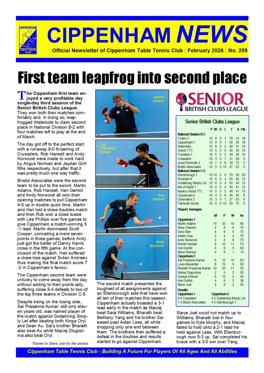 Cippenham TTC tweet media