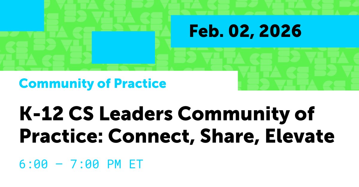 CS Teachers Association (CSTA) tweet media