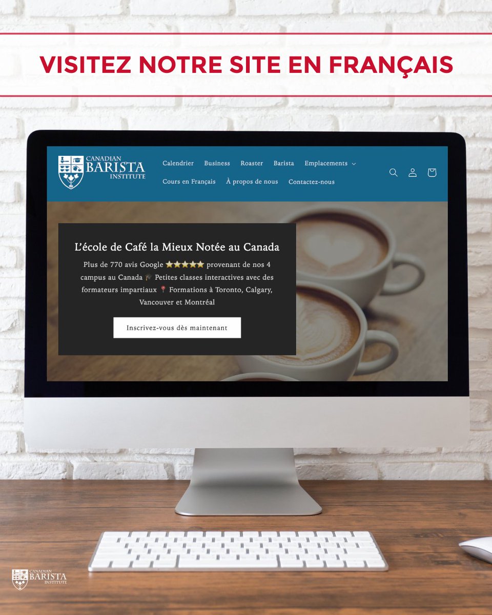 Notre site est disponible en français ! 🇨🇦

Nous n’avons pas seulement “traduits” les textes — nous les  adaptons pour nos lecteurs francophone.

📖 Visitez : canadianbaristainstitute.com/fr 

#SiteEnFrançais #FormationBarista #ÉducationCafé #CanadianBaristaInstitute