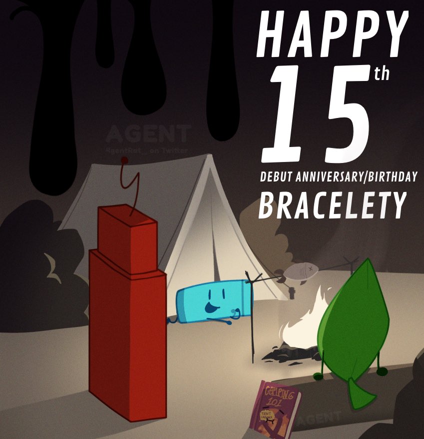 4gentRat_'s tweet photo. Happy birthday Bracelety! #BFDI https://t.co/w4glNOg1tw