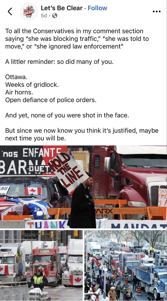 To every Maple MAGA scumbag who is revelling in Renee Good’s and Alex Pretti’s murder, remember this