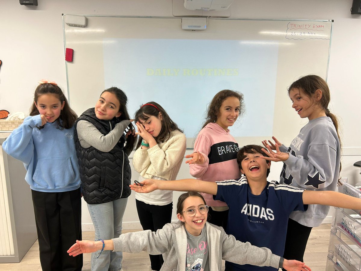 Immerscom's tweet photo. Aquesta setmana, els Kangaroo’s han descobert les daily routines… learning English the Castells Immerscom way! 🦘✨ https://t.co/JbTzyVauuJ