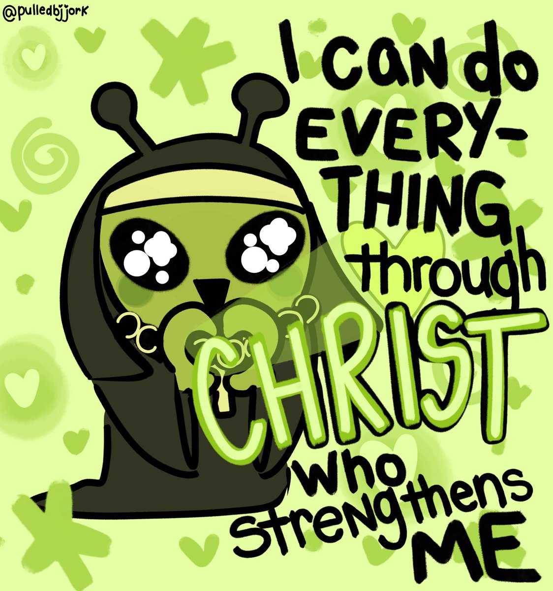 pulledbjjork's tweet photo. Happy Sunday 💚🙏 Gleep Glorp!! https://t.co/wIS5RSAxy2
