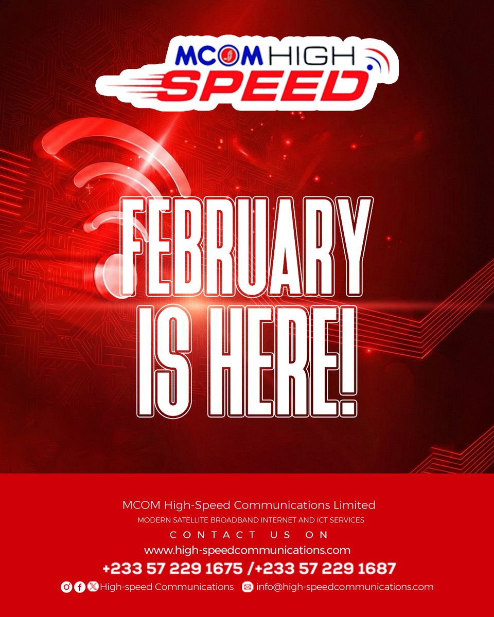 High_Speed_Coms's tweet photo. 📊✨ Hello February!
A new month of smarter insights, stronger systems, and data-driven decisions.
Happy New Month! https://t.co/TXgyl5AA21