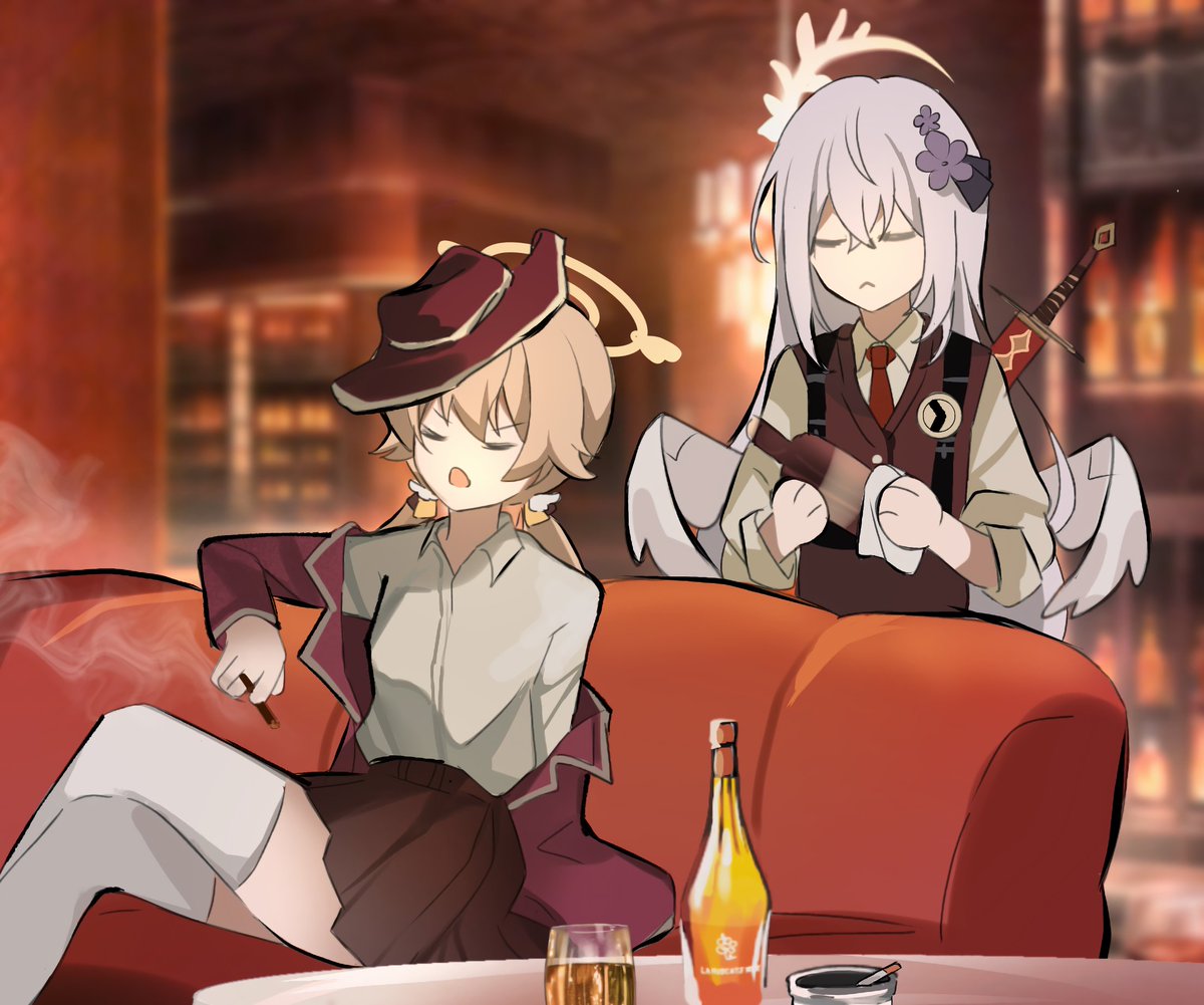 BlueArchive #LimbusCompany #阿慈谷ヒフミ #白洲アズサ #ブルー