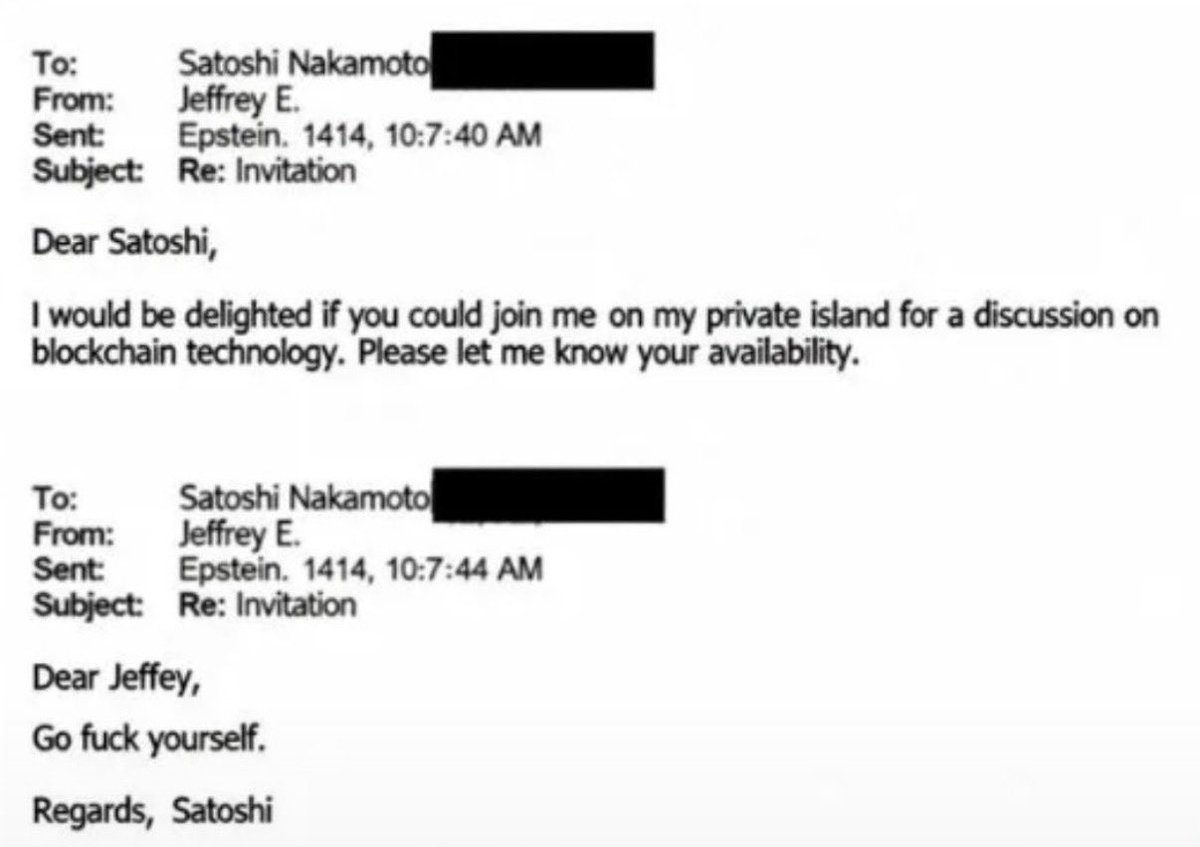 martialdeecode's tweet photo. satoshi is the real og 😂😭 https://t.co/DxQJ3oIbrW