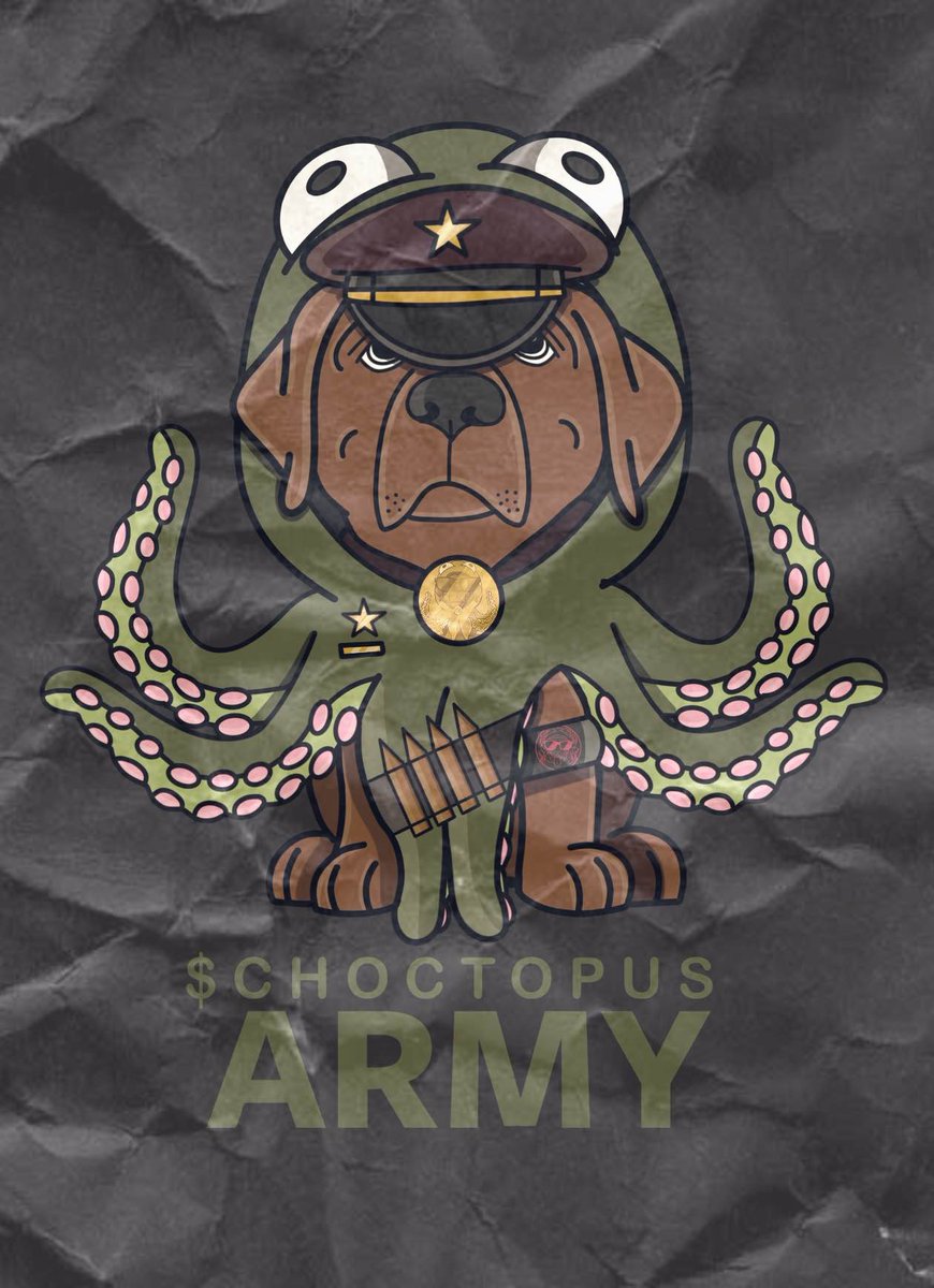 <a href="/soapweb3/">soap</a> <a href="/ChoctopusCrypto/">Choctopus</a> 

Choctopus Army has had faith in $Choctopus sincd 2024. These 💎🙌 holders are strong! Come join us!

💳 CA: EVrGfAj99Xr1NjqqZv6E2msVKZVmhGaThHhcZXzrpump