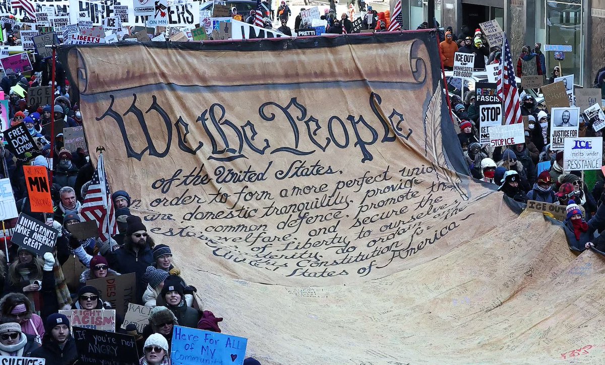 GregBacklund's tweet image. Trump HOPED they’d get 2020 George Floyd riot-type reactions to ICE to “justify” sending in the U.S. Army for a military takeover, as “training” for domination of all Blue cities.

Instead they lit another kind of global “fire” that’s going to roast their Project 2025 Takeover!