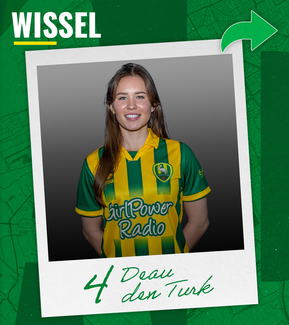 ADODHVrouwen's tweet photo. 69. Debuutmaker Deau den Turk vervangt de geblesseerde Blom. Succes Deau!
#heeADO (3-1) https://t.co/dVKG2zGYzH