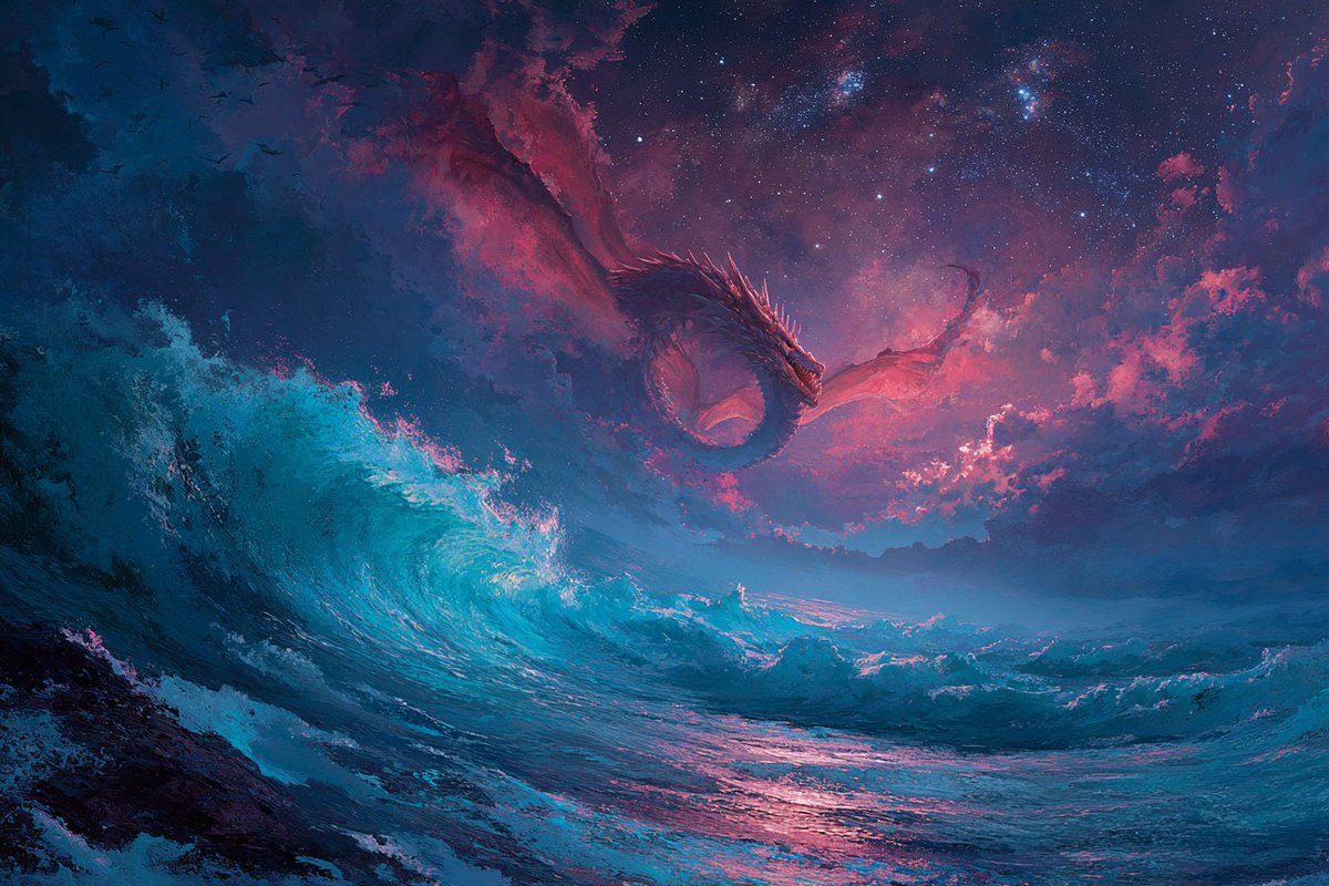 LudovicCreator's tweet image. 🎨 CELESTIAL OCEAN ODYSSEY 🎨

Base prompt :

[SUBJECT] embarking on a Celestial Ocean Odyssey, where the sea merges with the sky and celestial bodies reflect upon the waves. Use ethereal shades of [COLOR1] and [COLOR2] to enhance the otherworldly seascape

Check ALTS