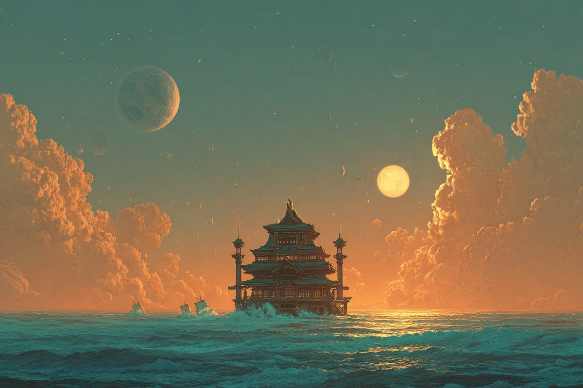 LudovicCreator's tweet image. 🎨 CELESTIAL OCEAN ODYSSEY 🎨

Base prompt :

[SUBJECT] embarking on a Celestial Ocean Odyssey, where the sea merges with the sky and celestial bodies reflect upon the waves. Use ethereal shades of [COLOR1] and [COLOR2] to enhance the otherworldly seascape

Check ALTS