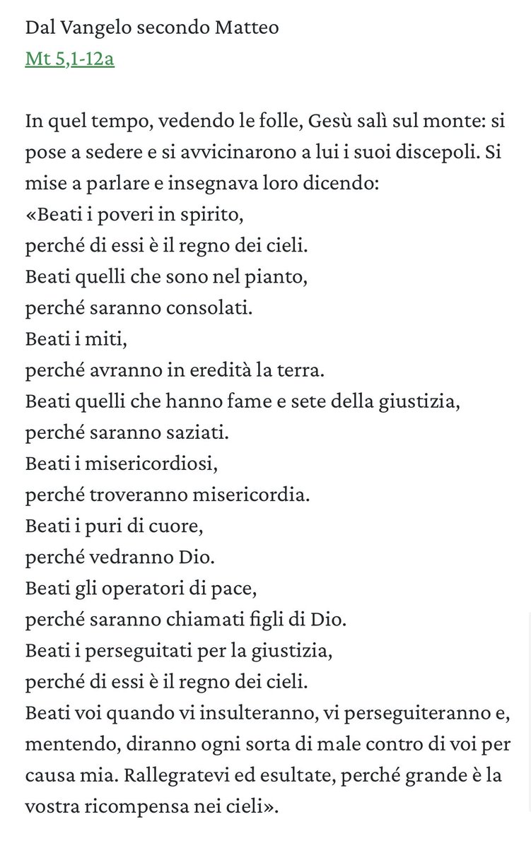 #vangelodioggi