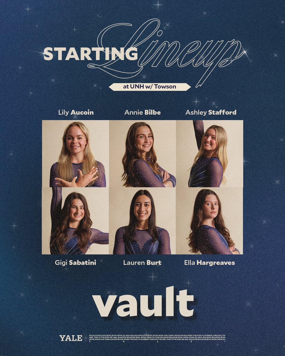 Starters for today's meet 📝

#ThisIsYale
