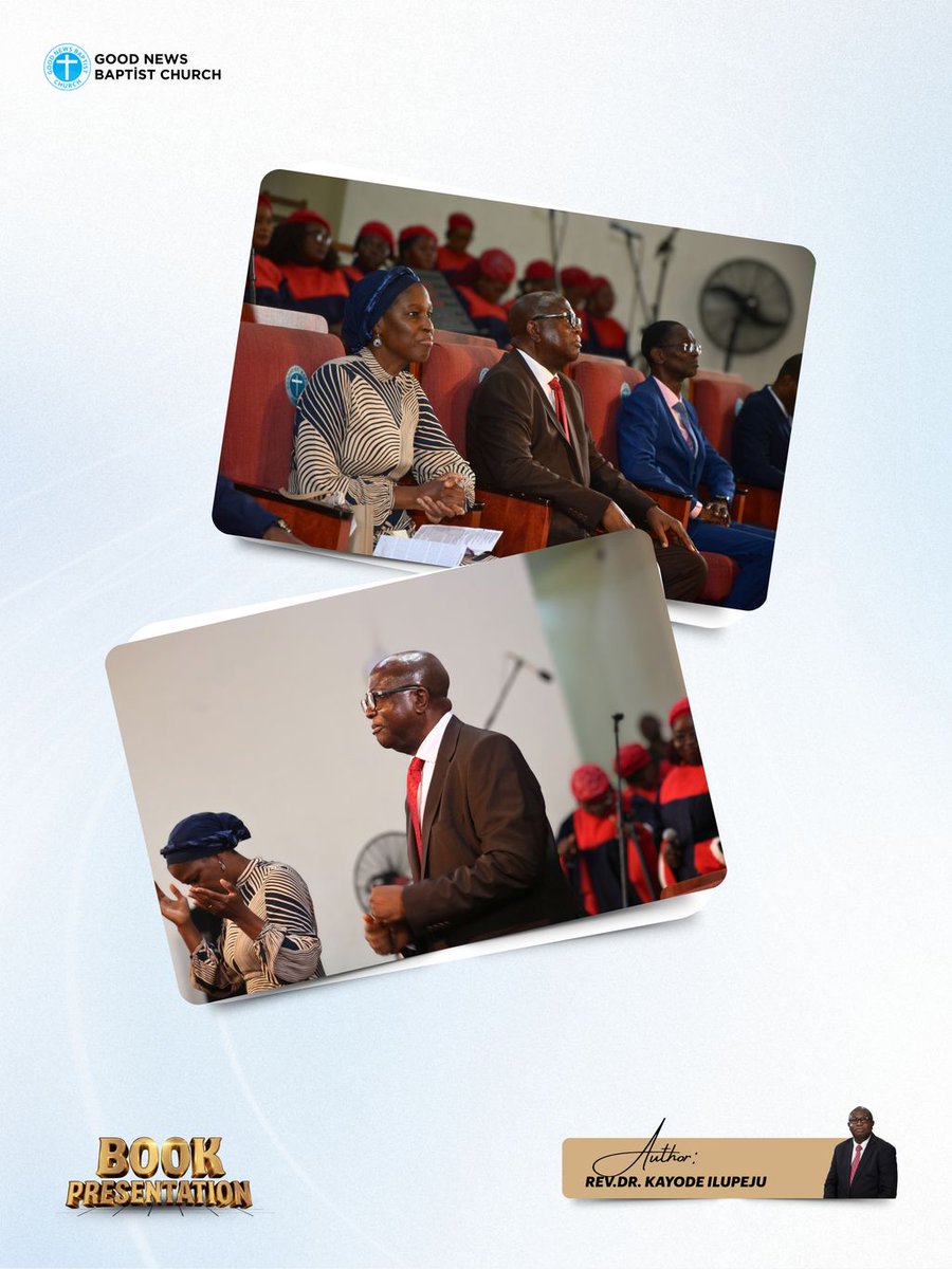 GnbcLagos's tweet photo. With thanksgiving to God, we celebrate Rev. Dr. Kayode Ilupeju on the presentation of 15 authored books, a milestone of dedication, scholarship, and ministry impact.
#gnbclagos
#bookdedication https://t.co/VI666IlxqJ