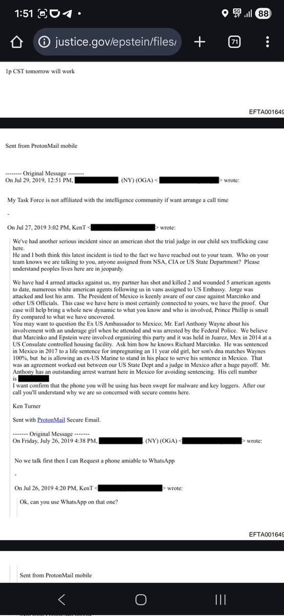 Los puntos clave del documento de los Epstein Files, que evidencian que AMLO no tiene nada que ver y con el cual la oposición lo intenta involucrar:

Aquí se desmiente la fake de los prianistas:

1. Fiesta en el consulado estadounidense en Juárez, Mx en 2014
2. Arresto de Wayne