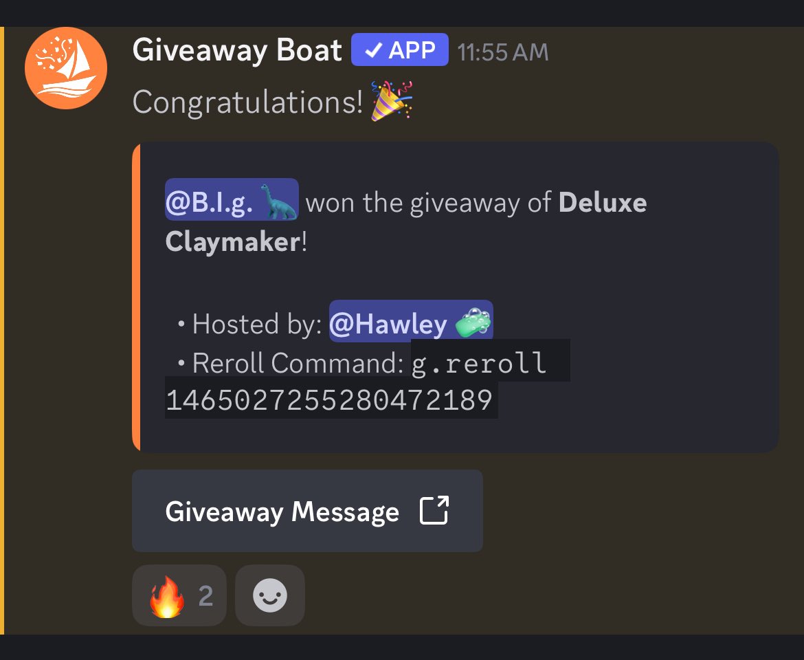 BIgxSui's tweet image. I was so lucky to win the Deluxe Claymaker from the @clean0s community, I am so stoked to have one and be able to class a clayno!!!! Thanks again @EHawley11 for making this possible 🫡🫡