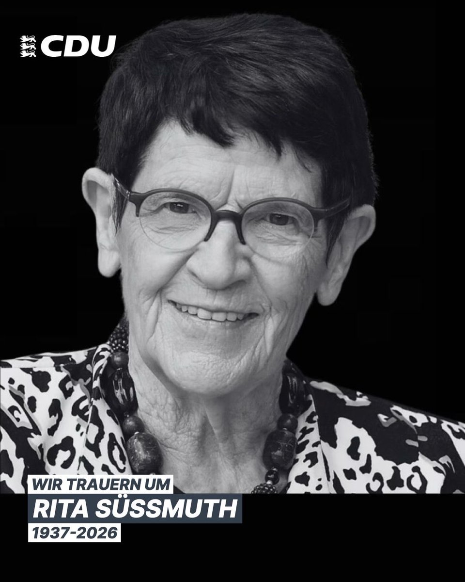 Rita #Süssmuth hat mit Mut, Weitblick und ihrer Menschlichkeit unsere Republik geprägt. Als erste Bundesfrauenministerin und spätere Bundestagspräsidentin öffnete sie Türen, durchbrach Barrieren und schuf neue Chancen für Generationen von Frauen. Als engagierte Christdemokratin