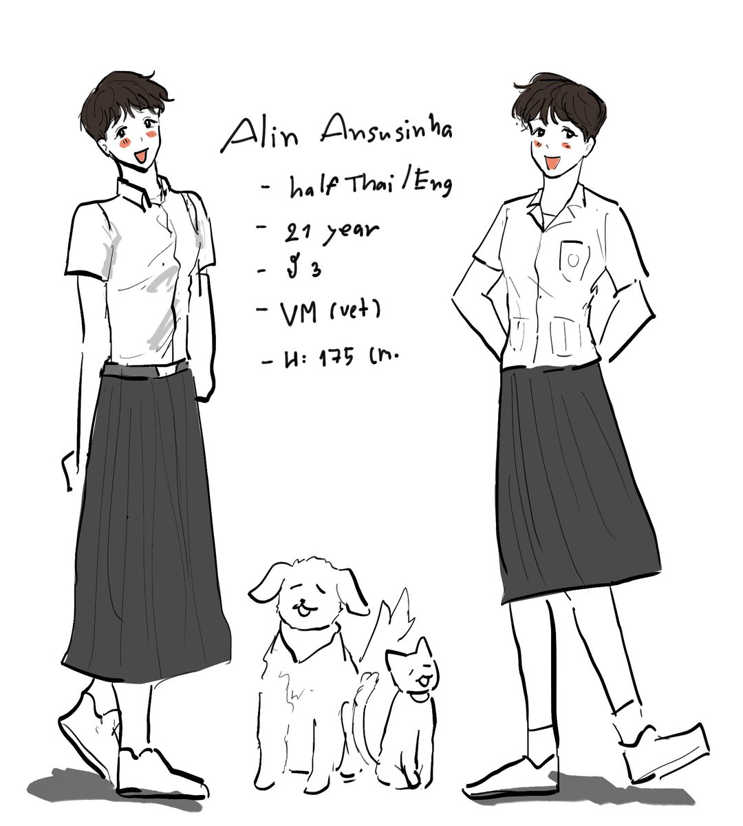 Fujitsu56's tweet photo. 6323 thai university au but Alex genderswap https://t.co/tgWrQWSOkS