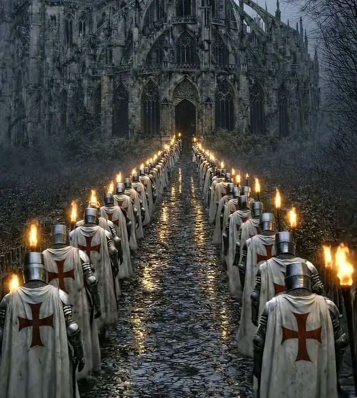 KnightsTempOrg's tweet photo. Templars serve God and His people- 
Christ is King https://t.co/B4bRVMZnrL