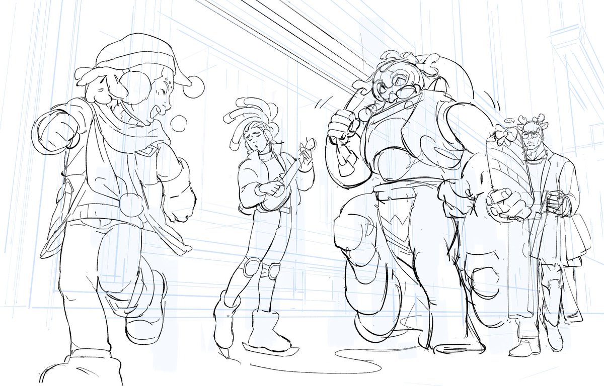 눔바니조로 그리다만거발견함..연말에그렸는데바빠서손을못댓어..