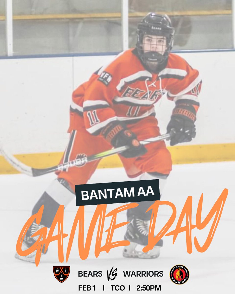 WBL_BantamAA's tweet image. Game Day #GoBears #theresnoplacelikehome #poolplay
@YouthHockeyHub @WBLYouthHockey @WBLHS_Hockey @MNHockeyLife @MYHockeyRanking @FollowThePuck #EffortsFree #OneChain #Family 🐻‍❄️🐻‍❄️🐻‍❄️