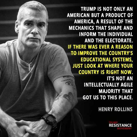 Damaan4u33's tweet image. Who else agrees with Henry Rollins? 🙋‍♀️🙋🙋‍♂️