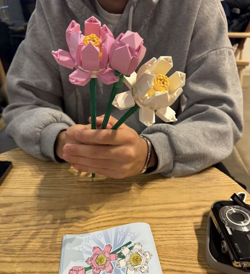 Manitayla lego çiçek yapma işi..