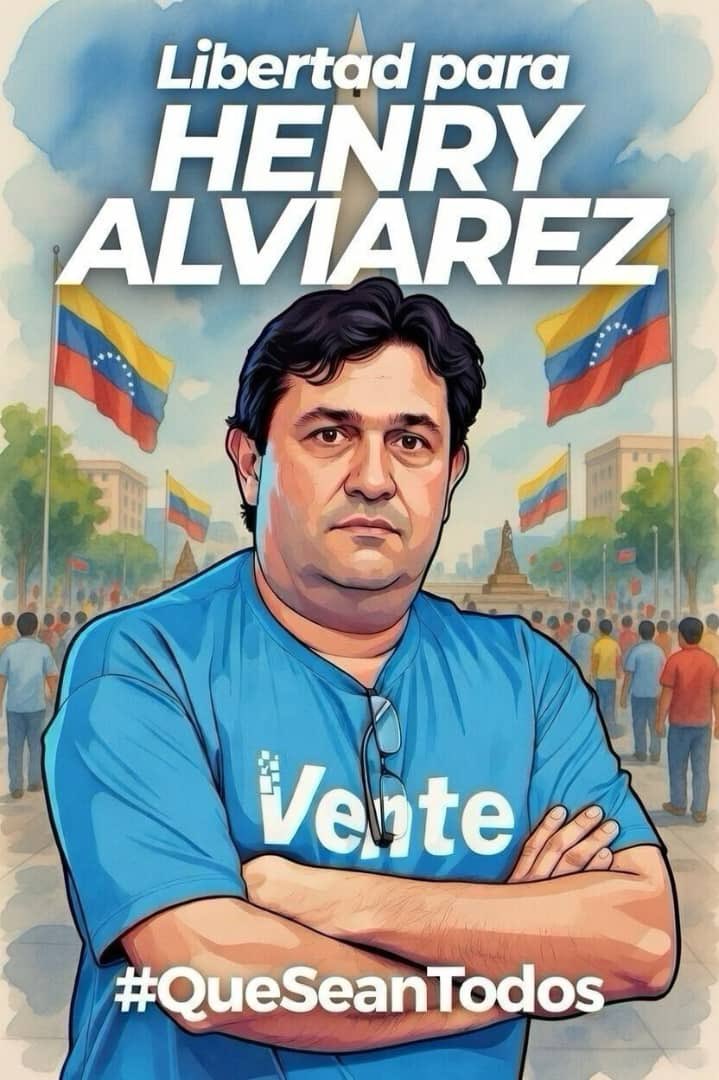 jpsoteldo's tweet photo. Libertad para Henry
@HenryAlviarez https://t.co/3vMRidc1ZT