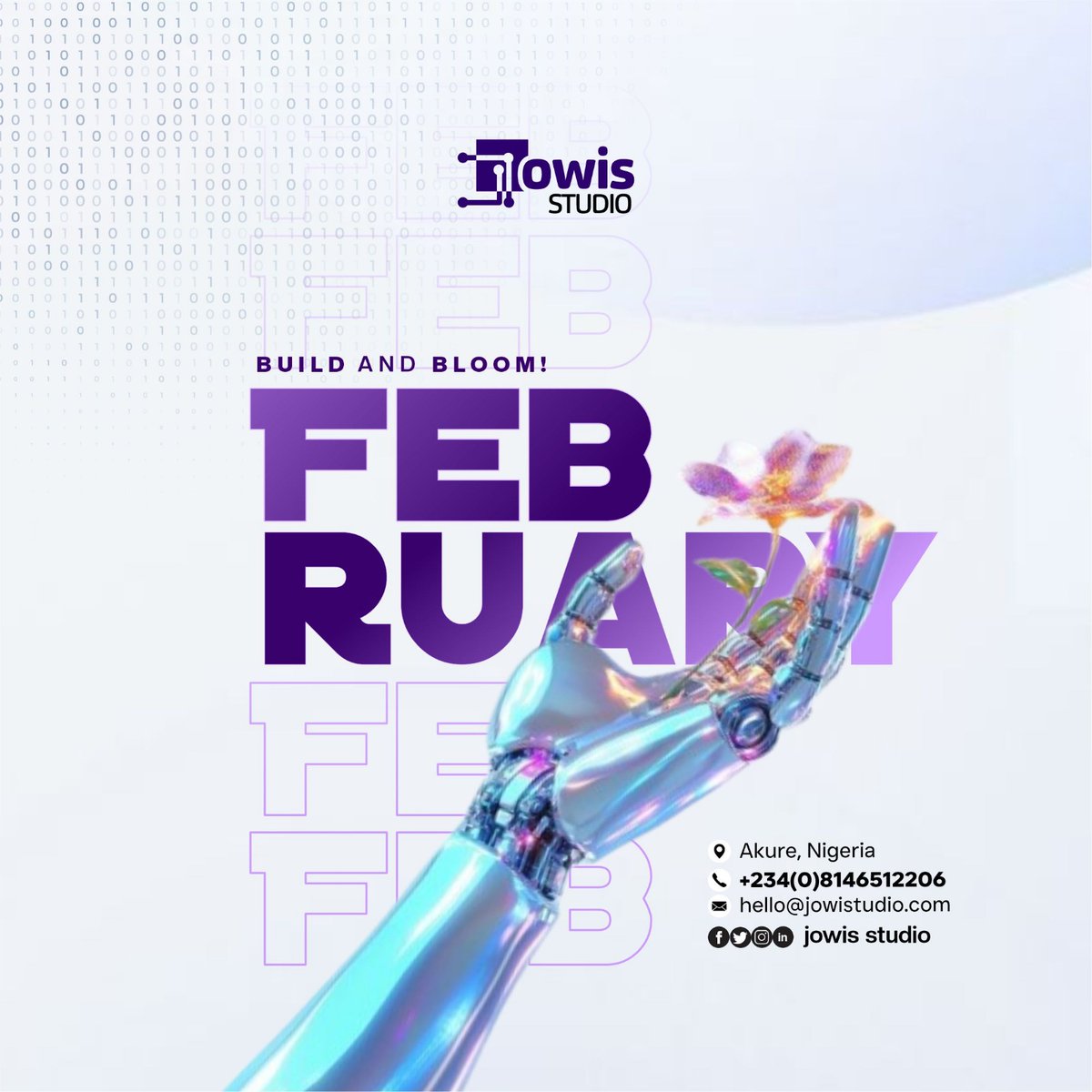 Jowis_studio's tweet photo. Happy New Month 
New ideas. New builds. New wins.
#HappyNewMonth #JowisStudio https://t.co/1I91aqMqL4