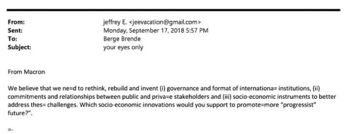 AdameMedia's tweet image. NEW:  🚨 🇫🇷 🇮🇱 The Epstein files reveal Jeffrey Epstein conducted business with Emmanuel Macron, multiple times but before and after becoming President.

Macron also allegedly sought Epstein’s help with governance and public relations as French president.