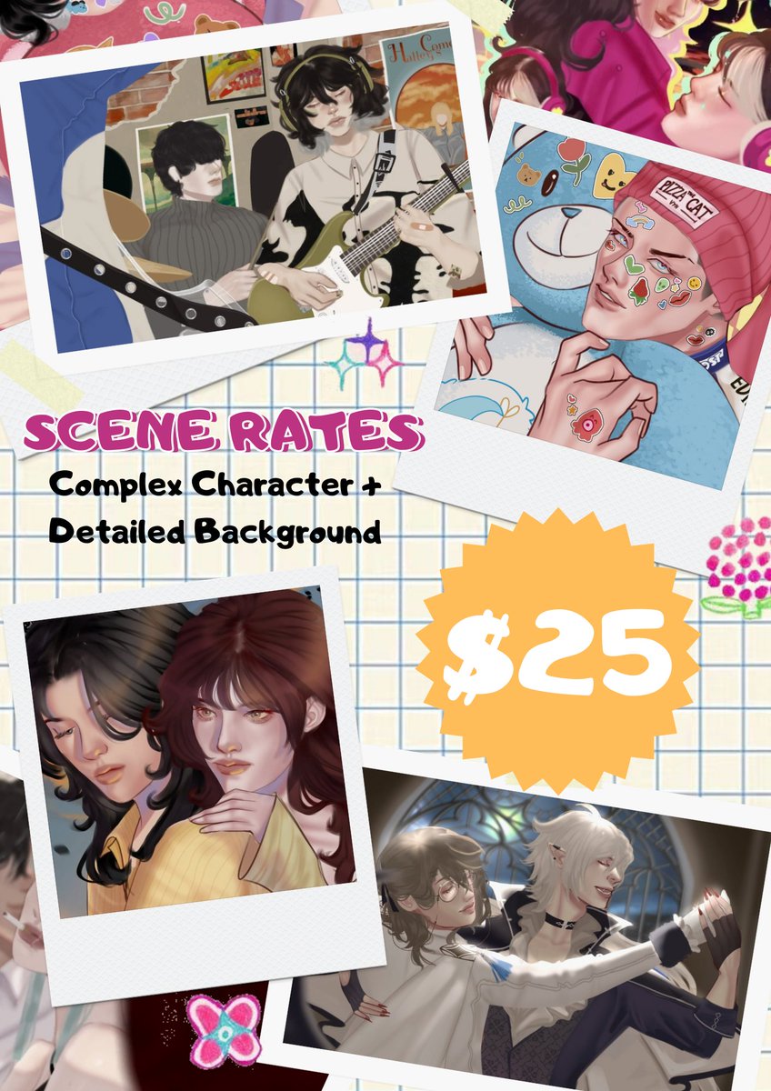 idoartwhatever's tweet photo. PizzaTheCat's OPEN COMMISSIONS !!!

HEADSHOT $10
HALF BODY $15
FULL BODY $20
SCENE (Detailed characters and background) $25

DM me in X Or instagram (@idoartprwhatever) "can i commission you?" To start!! https://t.co/0iiBfGokwk