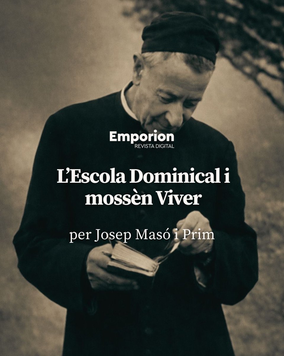 Un "palau" de cultura per a la mainada

Mossèn Viver, l'home orquestra que va convertir l'Escola Dominical en un referent de teatre, cinema i esport a Torroella. Més que catecisme, una escola de ciutadania i catalanisme.

Llegiu-lo a Emporion 🔗 buff.ly/3yMOfRv