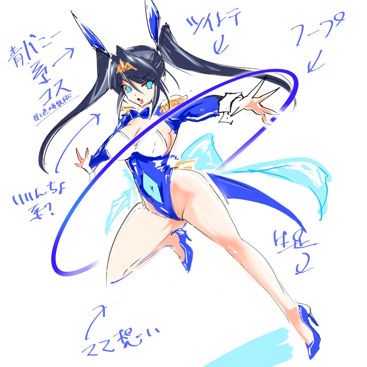「シルキースター新キャラ案② 少しずつ細かくカキカキ_φ(・_・」|玖〆カズーのイラスト