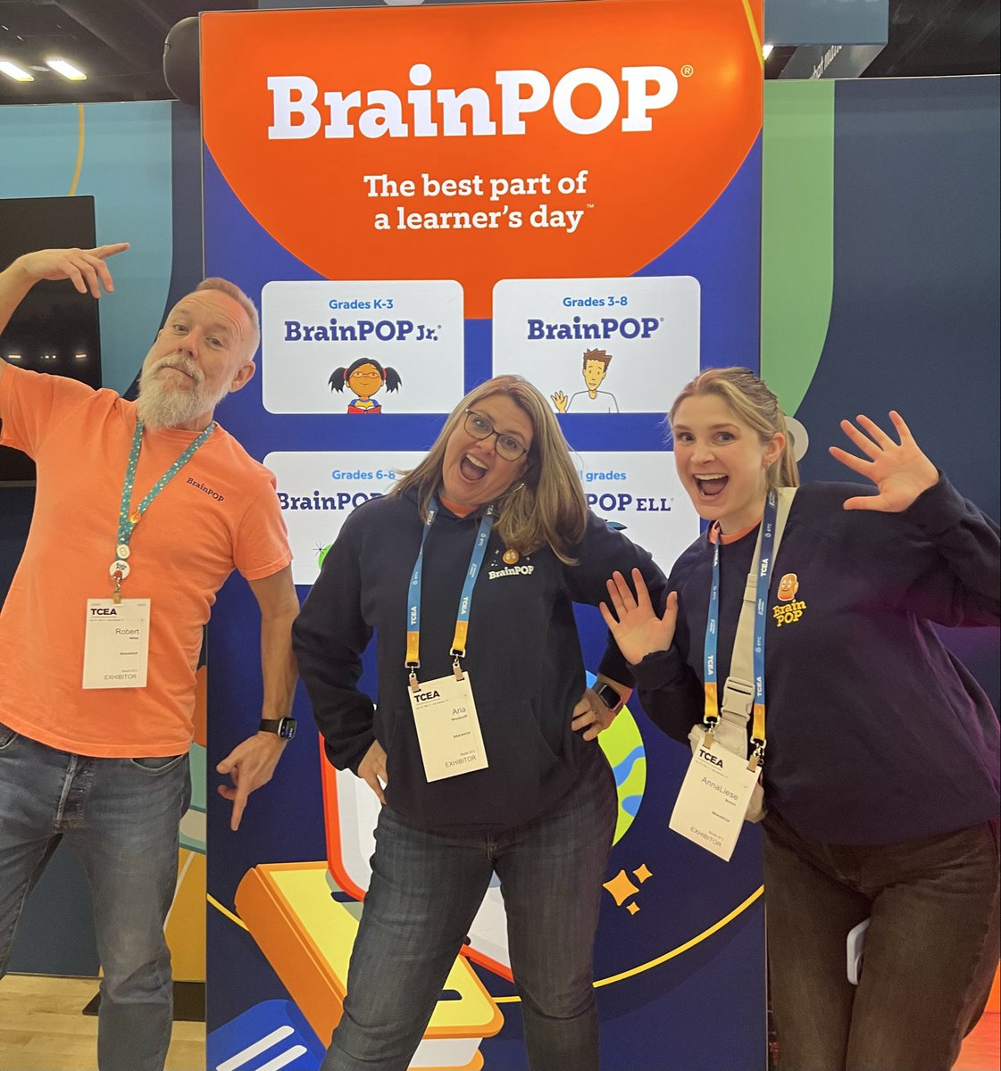 brainpop's tweet image. Hey #TCEA we’re ready for you! Come say hi at Booth 673! 🥳 🧡