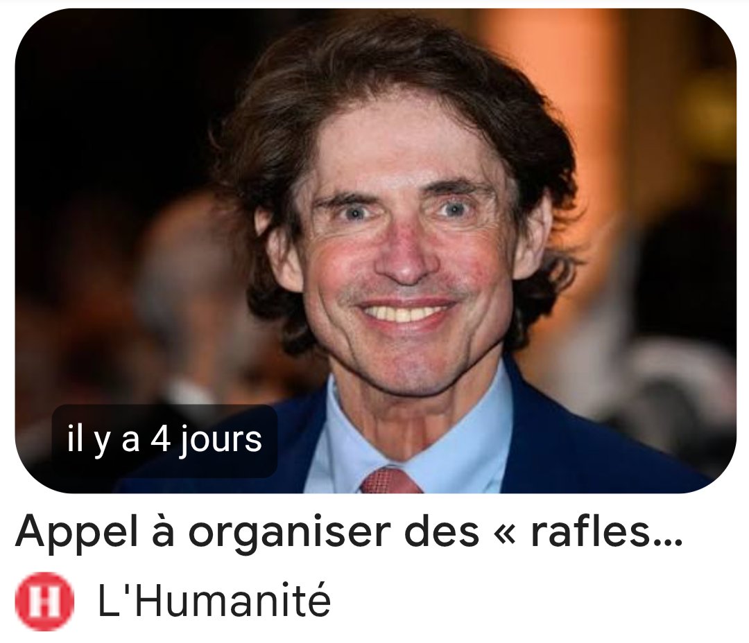 social_reflex's tweet photo. I can't unsee it!

Appel à organiser des « rafles contre les OQTF » : une procédure disciplinaire au Conseil d’État est engagée contre Arno #Klarsfeld

https://t.co/e64nDwywem https://t.co/Ho0JaolJjQ