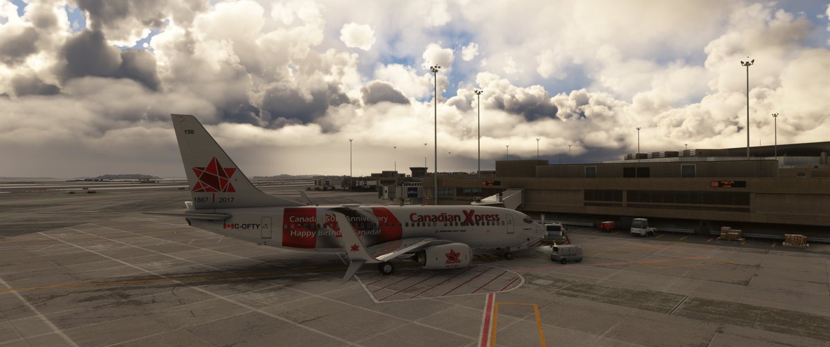 CXA001's tweet photo. 1/2 Photo dump from todays flight from Boston Logan International (KBOS) to Pittsburgh International (KPIT) 1 hour 43 minutes on @vatsim  with the @canadianxpress  Boeing 737-700. https://t.co/epV4xGth4W