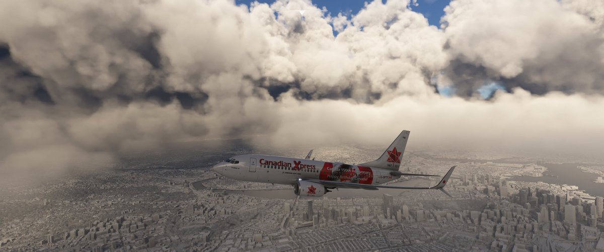 CXA001's tweet photo. 1/2 Photo dump from todays flight from Boston Logan International (KBOS) to Pittsburgh International (KPIT) 1 hour 43 minutes on @vatsim  with the @canadianxpress  Boeing 737-700. https://t.co/epV4xGth4W