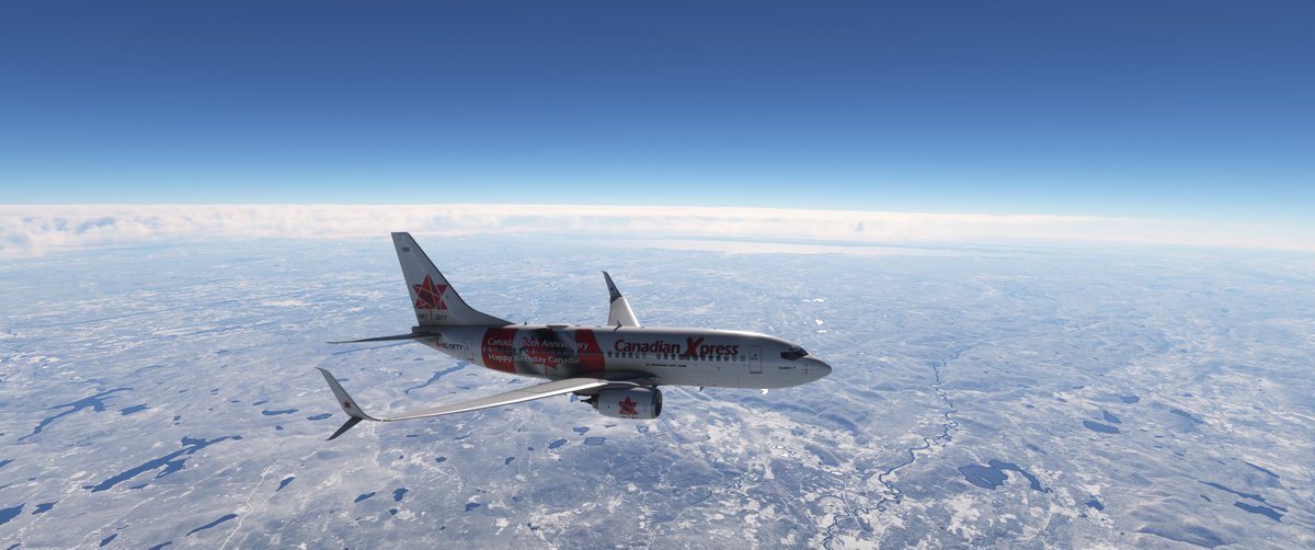 CXA001's tweet photo. 1/2 Photo dump from todays flight from Boston Logan International (KBOS) to Pittsburgh International (KPIT) 1 hour 43 minutes on @vatsim  with the @canadianxpress  Boeing 737-700. https://t.co/epV4xGth4W