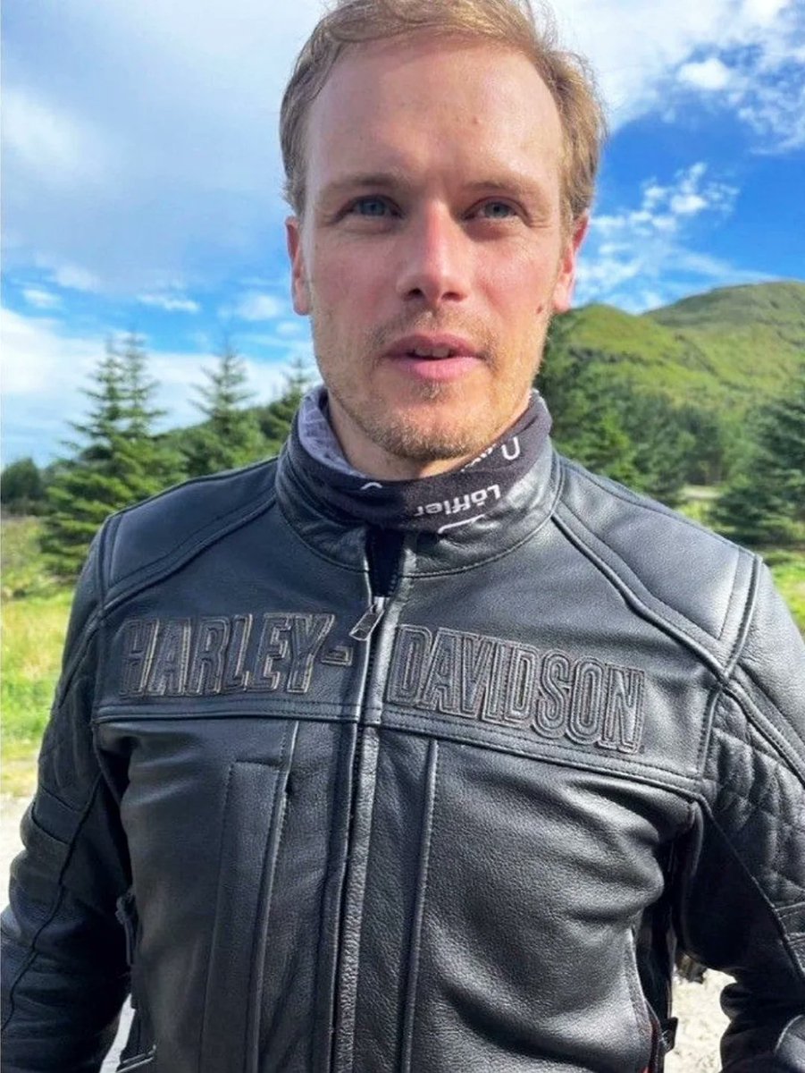 point_blank1959's tweet image. Sam's joy ride from his first Harley-Davidson by 2020 to his custom-designed Triumph Sassenach Scrambler launched at a bike show in 2023. #SamHeughan #biking