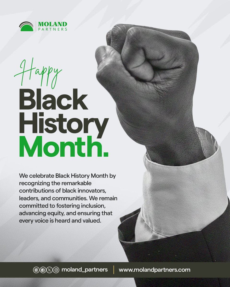 MolandPartners's tweet photo. We honour the trailblazers, visionaries, and everyday heroes whose courage and brilliance have shaped history and continue to inspire the future. https://t.co/qtaVumKyuT