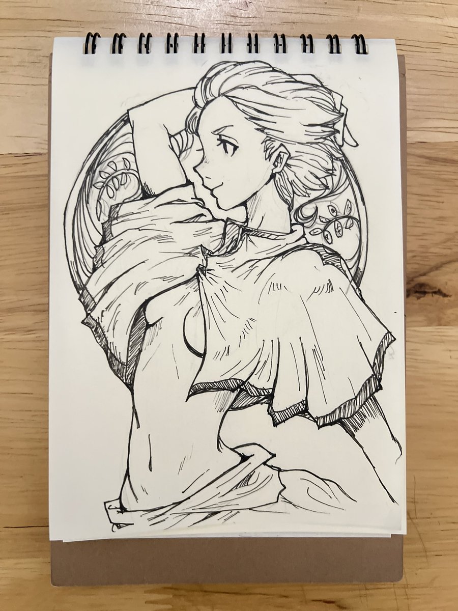 486日目 今日は下描きも撮ったぜ！ やったね！( ^ω^ ) Day 486 Today I