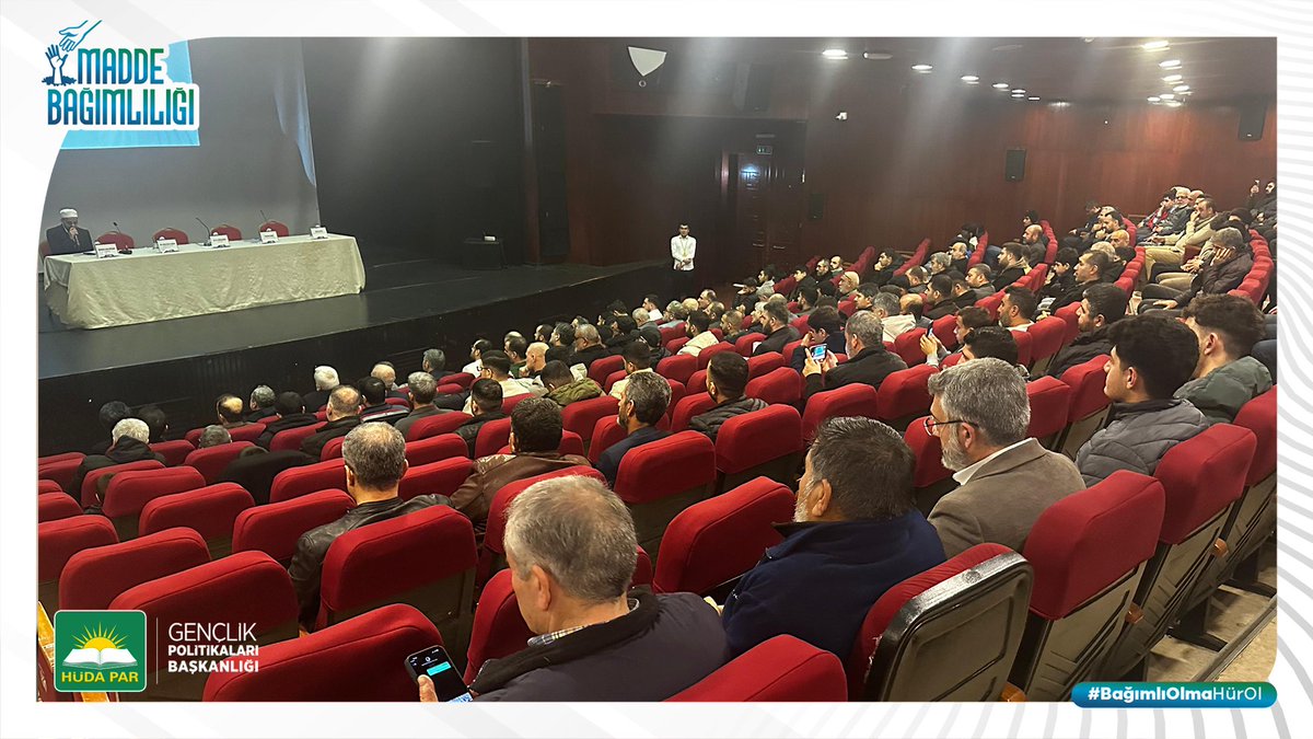 HurDavaPartisi's tweet photo. ⁨⁩ ⁨📍Adana

Gençlik Politikaları Başkanlığımızın düzenlediği "Madde Bağımlılığı Paneli" Kur'an-ı Kerim tilavetiyle başladı.

 #BağımlıOlmaHürOl⁩ https://t.co/wLf03ZkPjp