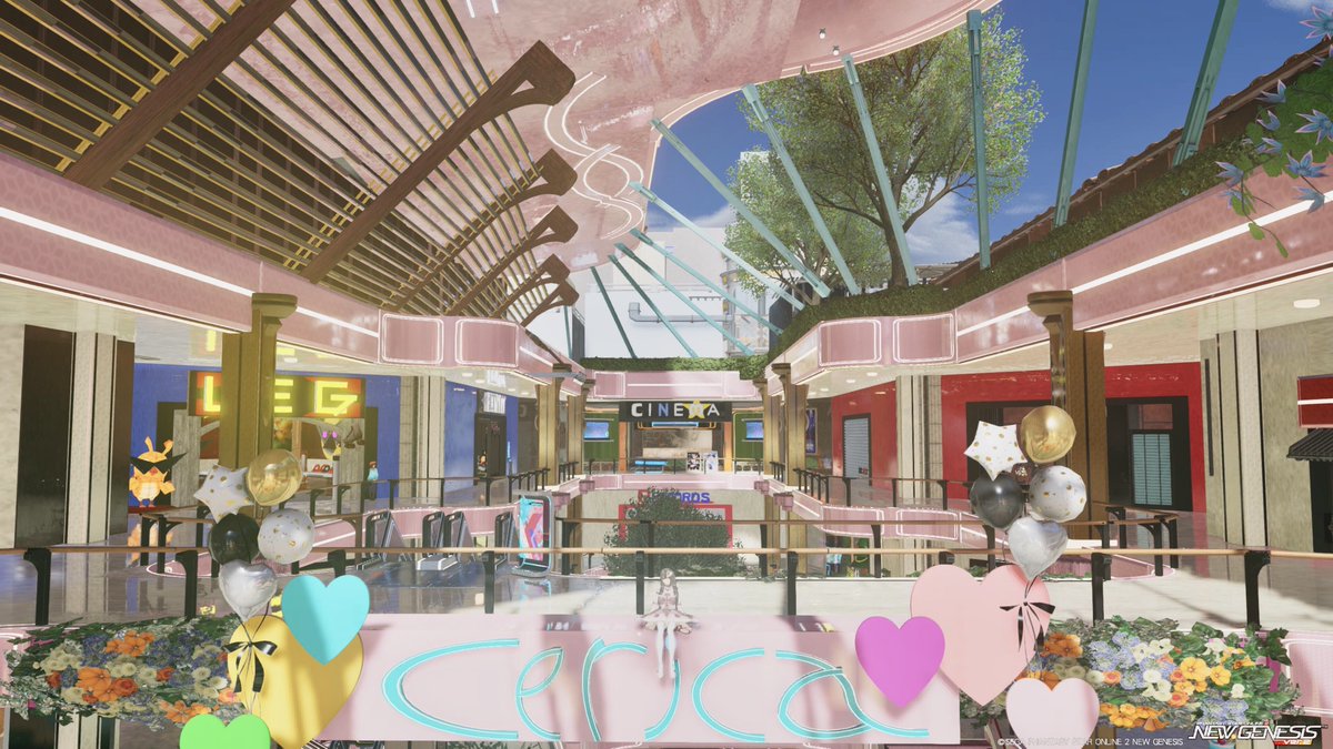 lilia_pso2's tweet image. ショッピングパークCerica
リニューアルオープン！

バレンタインをイメージした可愛い内装に生まれ変わったよー！良かったらまた遊びに来てねー！

宵紅ショッピングパーク Cerica
Ship04:193384 426942
タグ:店舗　バレンタイン　合同製作

#PSO2NGS
#クリエイティブスペース