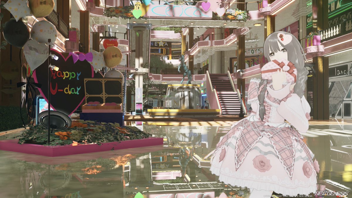 lilia_pso2's tweet image. ショッピングパークCerica
リニューアルオープン！

バレンタインをイメージした可愛い内装に生まれ変わったよー！良かったらまた遊びに来てねー！

宵紅ショッピングパーク Cerica
Ship04:193384 426942
タグ:店舗　バレンタイン　合同製作

#PSO2NGS
#クリエイティブスペース