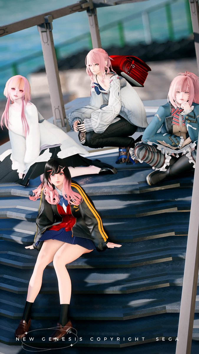 学生気分を味わいました
#PSO2NGS_SS