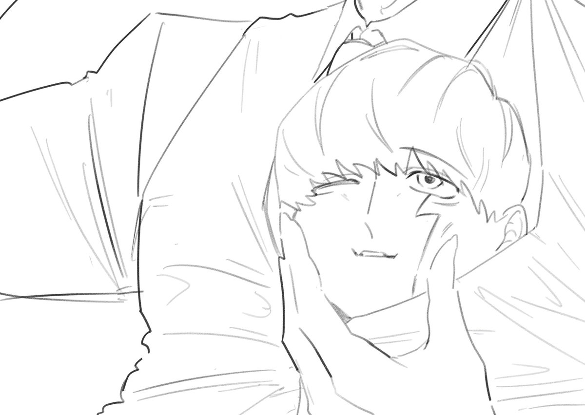 ⌛️さんの顔が描けなさすぎて没。
ベストに頭捩じ込むあざと🍄くゆだけ見てくれ